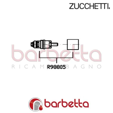 DEVIATORE CON POMOLO ISY ZUCCHETTI R98805