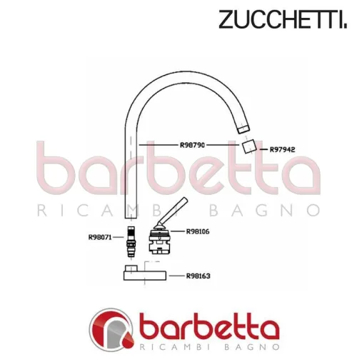 ROMPIGETTO TUBO ISY ZUCCHETTI R97942