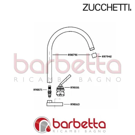 ROMPIGETTO TUBO ISY ZUCCHETTI R97942