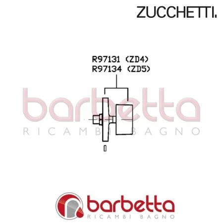 MANIGLIA ROSONE ZD4 ZUCCHETTI R97131