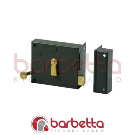 SERRATURA PORTONCINO DA APPLICARE AT.175 ORBONAITI SCATOLA MM.140