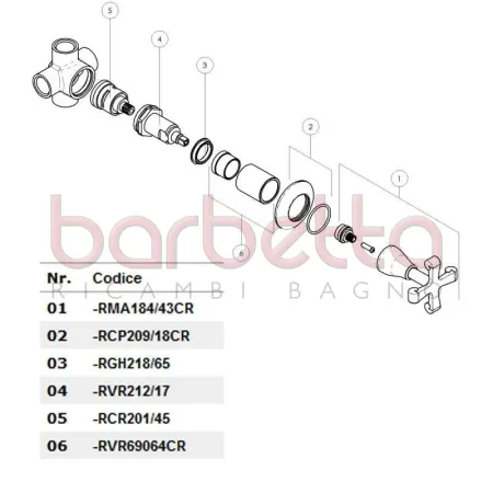 RICAMBIO CAPPUCCIO, ADATTATORE PER DEVIATORE INCASSO CARLOS PRIMERO CROMO NOBILI RVR69064CR