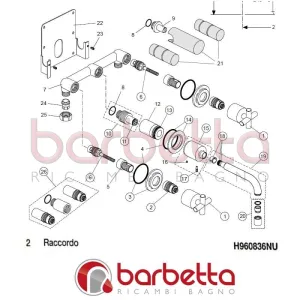 RACCORDO IQ IDEAL STANDARD H960836NU