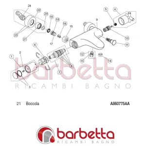 BOCCOLA IQ IDEAL STANDARD A860775AA