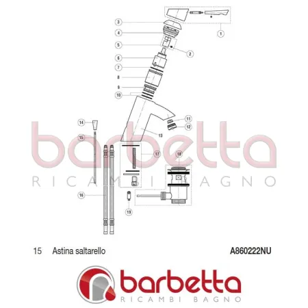 ASTINA SALTARELLO IPNOS IDEAL STANDARD A860222NU