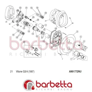 VITONE RICAMBIO IQ IDEAL STANDARD A961772NU