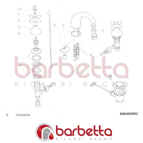 CARTUCCIA DOMIA IDEAL STANDARD B964650NU