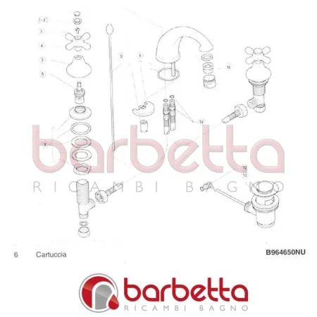 CARTUCCIA DOMIA IDEAL STANDARD B964650NU
