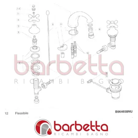 FLESSIBILE DOMIA IDEAL STANDARD B964658NU