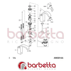 VITE GLANCE IDEAL STANDARD A960201AA