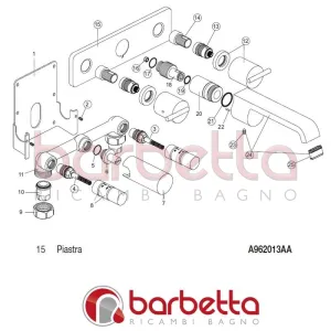 PIASTRA GLANCE IDEAL STANDARD A962013AA
