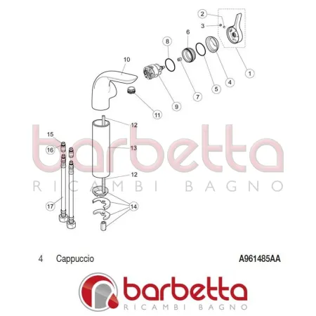 CAPPUCCIO MELANGE IDEAL STANDARD A961485AA