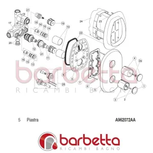 PIASTRA MELANGE IDEAL STANDARD A962072AA