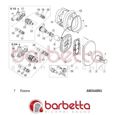 ROSONE MELANGE IDEAL STANDARD A963448NU