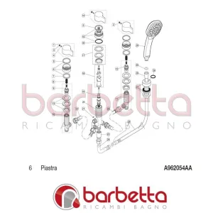 PIASTRA MELANGE IDEAL STANDARD A962054AA