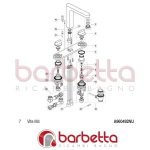 VITE M4 MOMENTS IDEAL STANDARD A960492NU