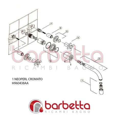 NEOPERL CROMATO ATHYS IDEAL STANDARD H960438AA