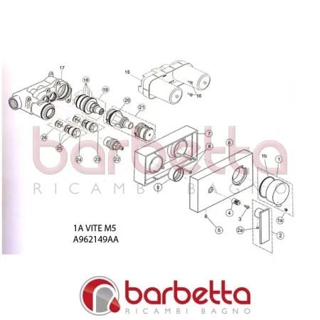 VITE M5 CUBIC IDEAL STANDARD A962149AA