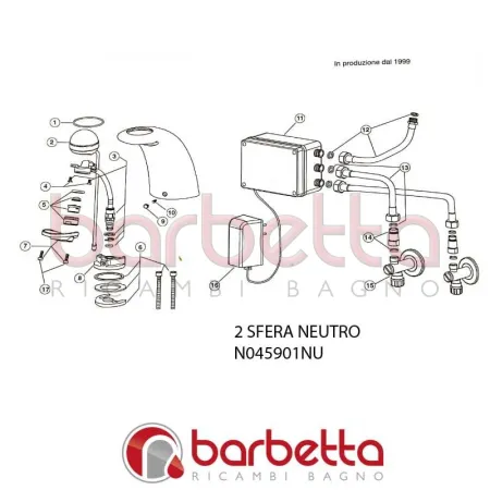 SFERA NEUTRO QUANTUM IDEAL STANDARD N045901NU