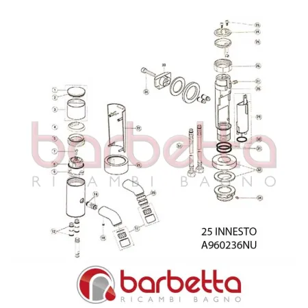 INNESTO SADLER IDEAL STANDARD A960236NU