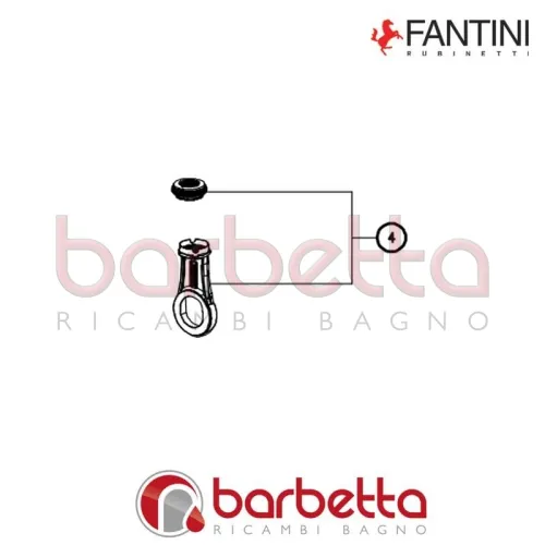 AERATORE M24x1 2,2 GPM CON CHIAVE DI SMONTAGGIO MILANO FANTINI 90009795