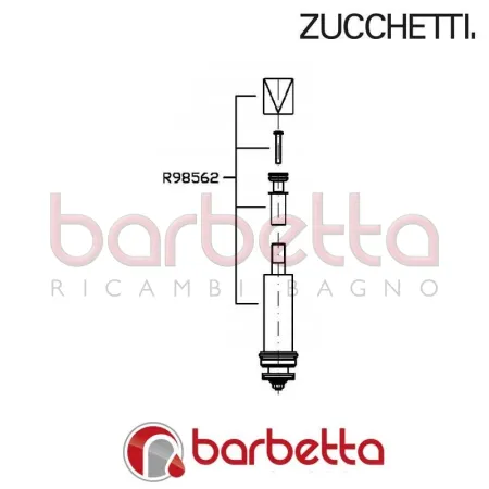 VITONE CON POMOLO WOSH ZUCCHETTI R98562