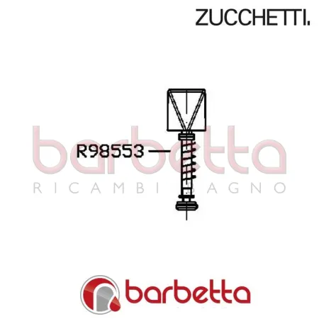 DEVIATORE E POMOLO VASCA ESTERNA WOSH ZUCCHETTI R98553