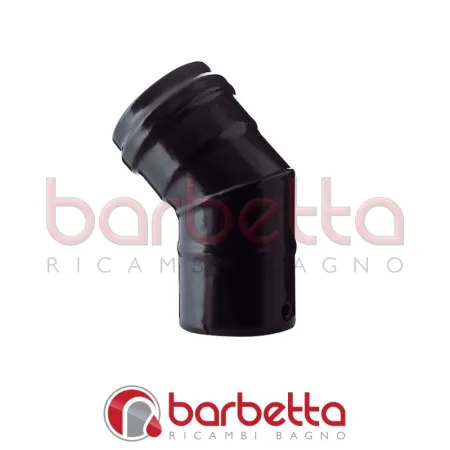 GOMITO A 45° PER STUFE A PELLET D. 100 mm