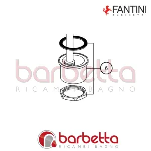 KIT FISSAGGIO MISCELATORE BORDO VASCA MILANO FANTINI 90009894
