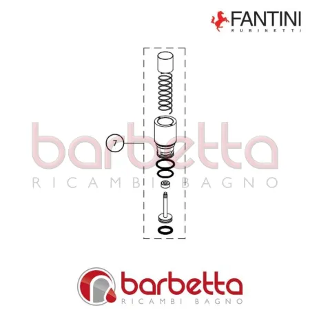 DEVIATORE COMPLETO PER BORDO VASCA MILANO FANTINI 90009852
