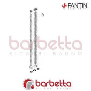 FLESSIBILI INOX F 3/8 CON O'RING - F 3/4 CM 80 MILANO FANTINI 90009981