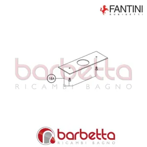 PIASTRA COPERTURA PER BOCCA MILANO FANTINI 90009901