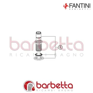 ANELLO DI BASE CON ANIMA MILANO STAINLESS STEEL FANTINI 90008594