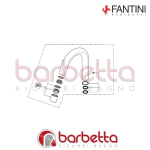 AERATORE PER MISCELATORE LAVABO CAFE' FANTINI 90009266