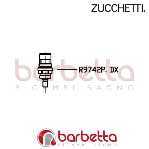 VITONE A DISCHI CERAMICA BELLAGIO ZUCCHETTI R9742P.DX