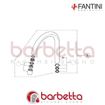 BOCCA CON GUARNIZIONI E VITE CAFE' FANTINI 90009271