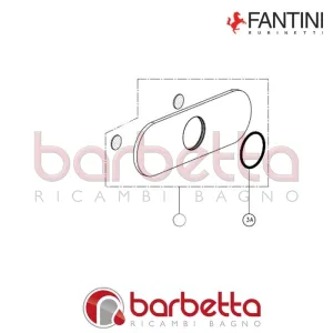 O'RING PER PIASTRA MARE FANTINI 90009773