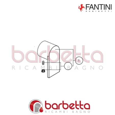 MANIGLIA PER VITONE 3/4" MARE FANTINI 90009798