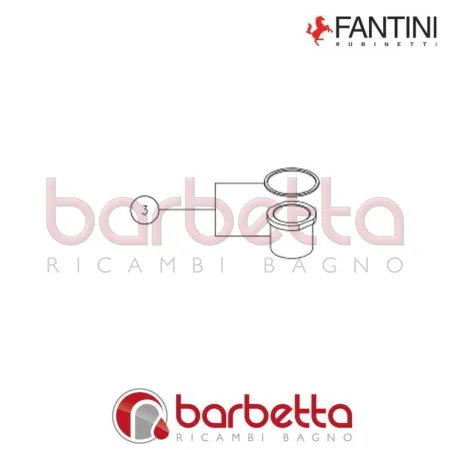 COPRIVITONE E ANELLO TEFLON MARE FANTINI 90009958