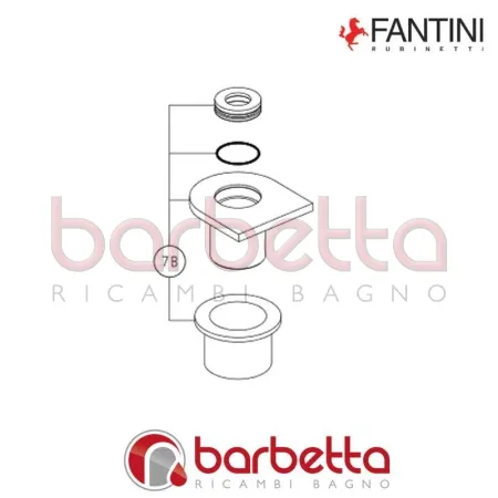 SUPPORTO DEVIATORE MARE FANTINI 90009963