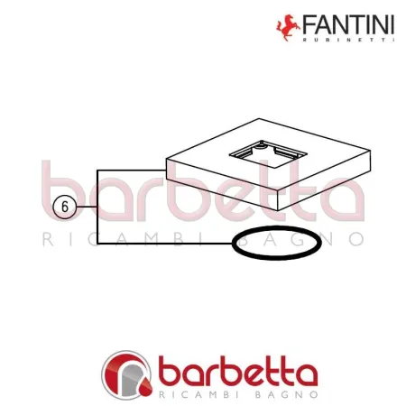 ANELLO BASE LAVABO PAVIMENTO AR/38 FANTINI 90009846