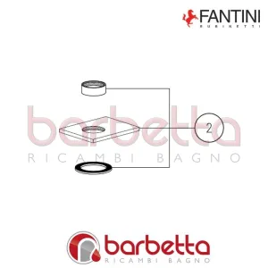 ANELLO BASE CON ANELLO E GUARNIZIONE AR/38 FANTINI 90009644