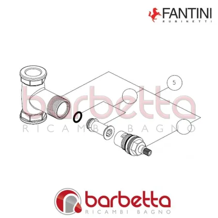 RUBINETTO INCASSO AR/38 FANTINI 90009135