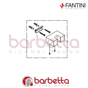 SUPPORTO FISSO PER DOCCETTA AR/38 FANTINI 90009377