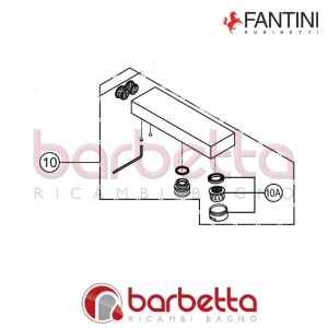 BOCCCA DI RICAMBIO CM 15 AR/38 FANTINI 90009382