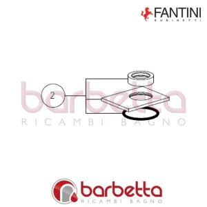 ANELLO BASE PER RUBINETTO AR/38 FANTINI 90009649