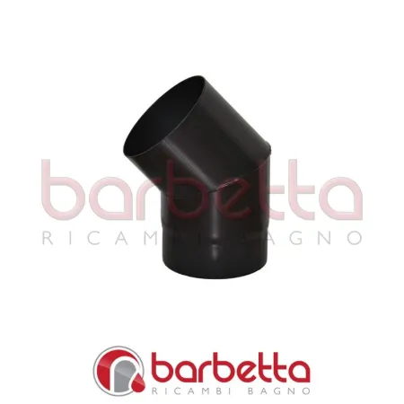 GOMITO A 45° PER STUFE A LEGNA D. 120 mm