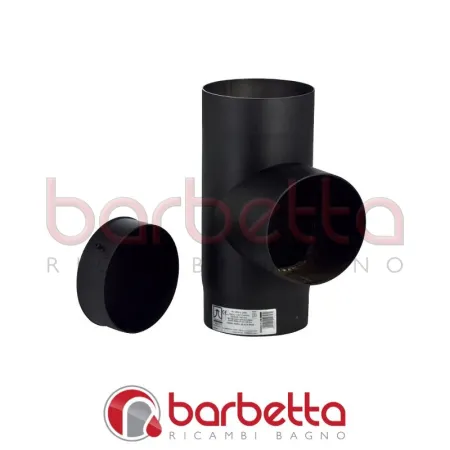 RACCORDO A T PER STUFE A LEGNA D. 130 mm