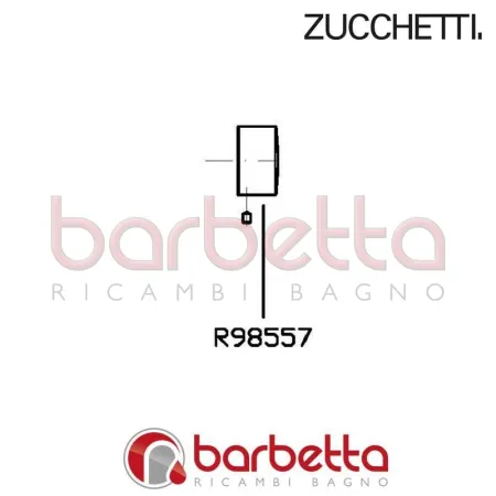 POMOLO DEVIATORE INCASSO SAVOIR ZUCCHETTI R98557