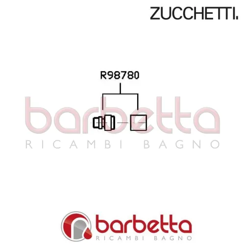 SNODO E AERATORE BIDET SAVOIR ZUCCHETTI R98780